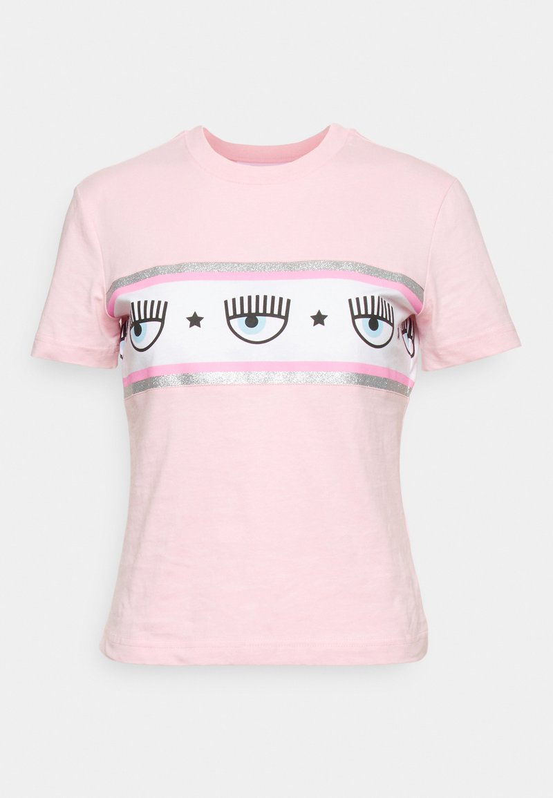 CHIARA FERRAGNI T-shirt print donkerroze