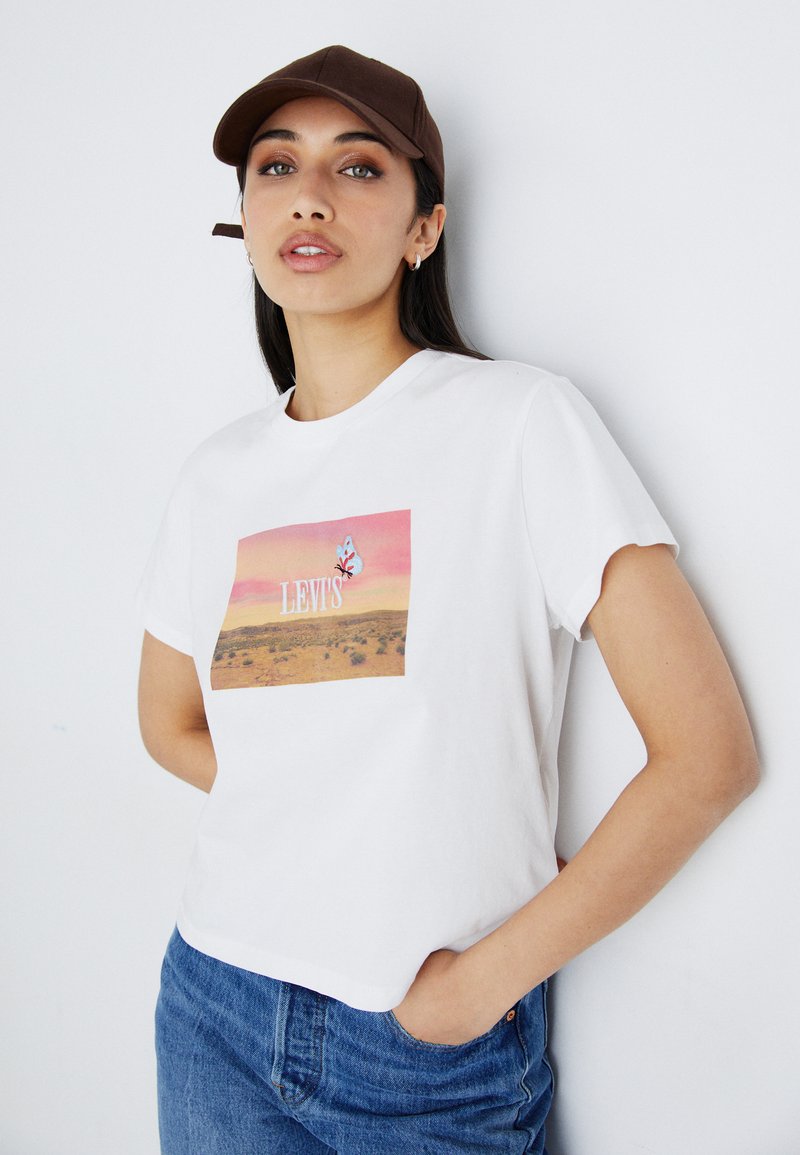 Levi's® T-shirts med print - bright white