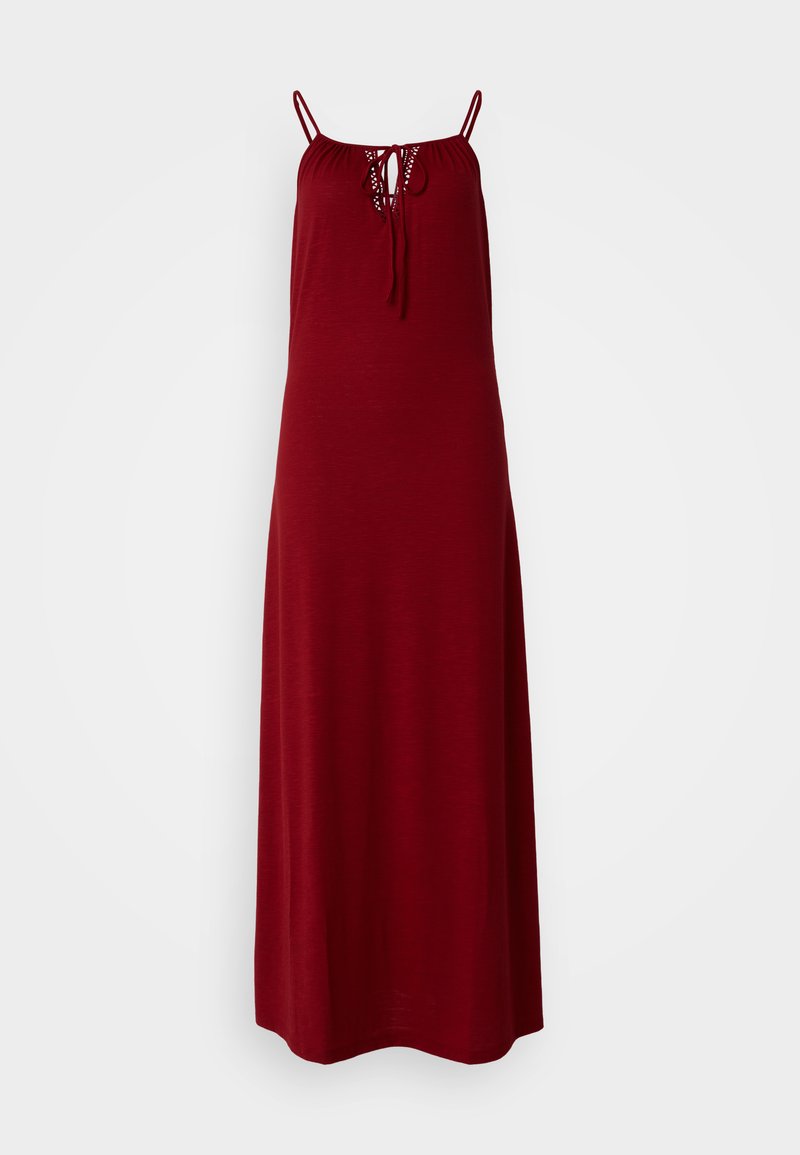Vila Maxi-jurk rood
