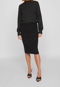 VILA Pennkjol - black