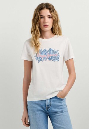 Pepe Jeans, CRISTINA - Camiseta estampada - mousse white
