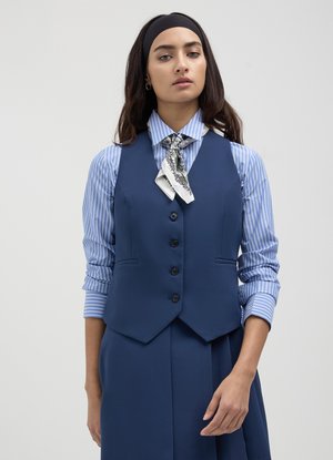 Calliope CON BOTTONI  - Weste - blu