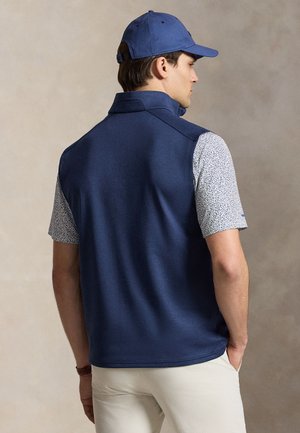 Polo Ralph Lauren STRETCH JERSEY QUARTER-ZIP VEST - Strickpullover - spring navy heather