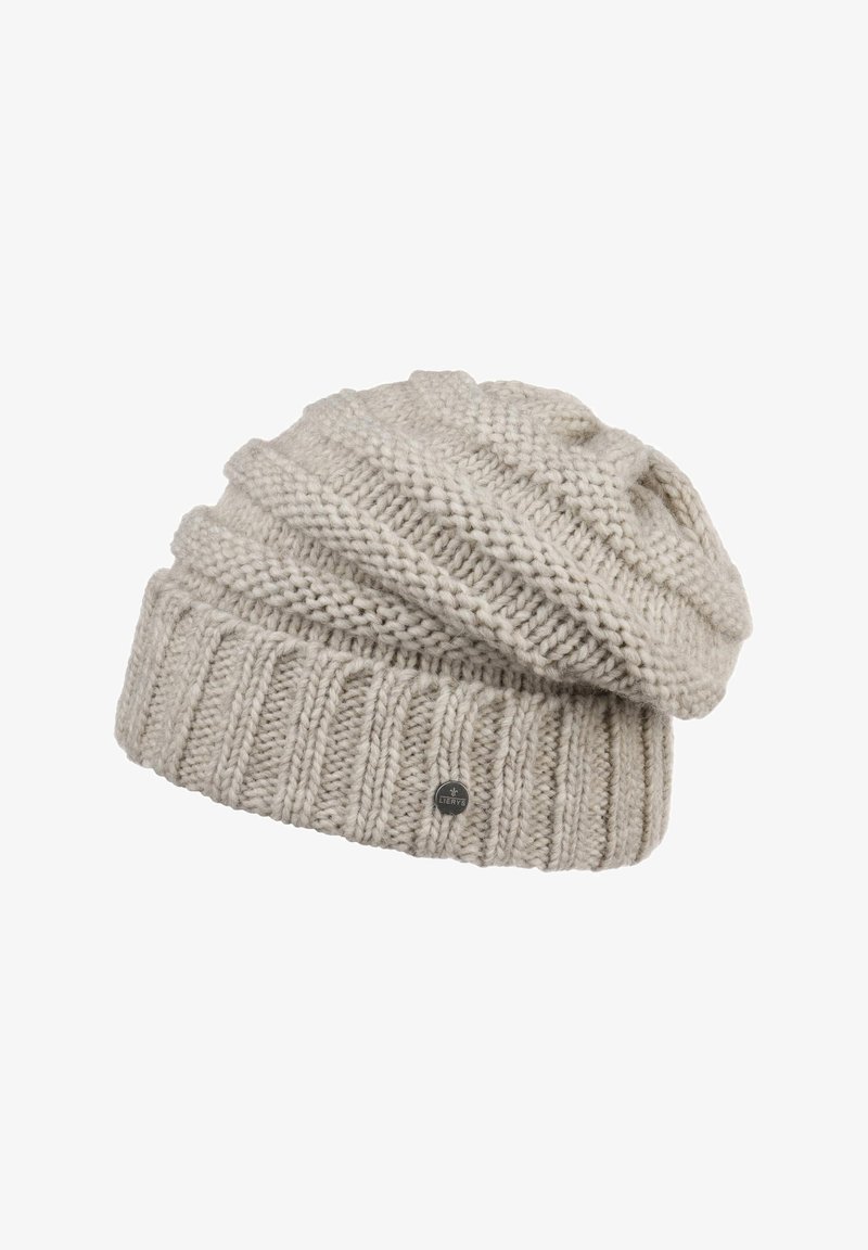 Lierys LONG - Beanie - hellbeige