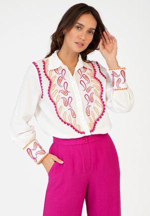 EMBROIDERED SIDNIE - Chemisier - orchidee
