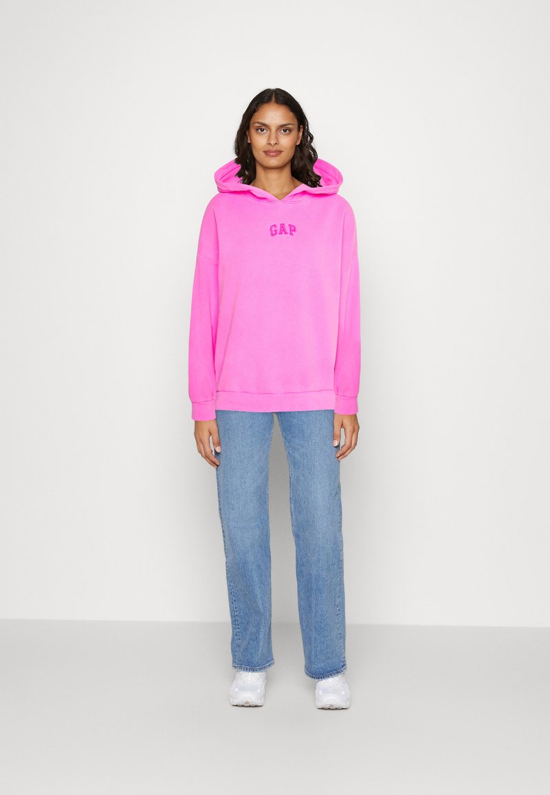 gap neon pink sweatshirt