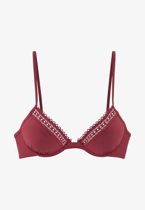 Top de bikini - rostrot