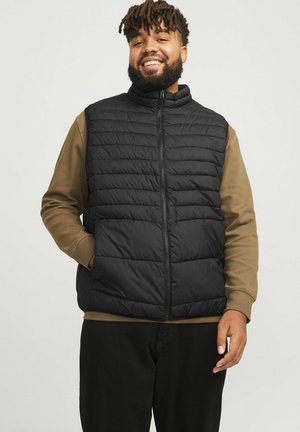 Jack & Jones PUFFER PLUS SIZE  - Chaleco - black