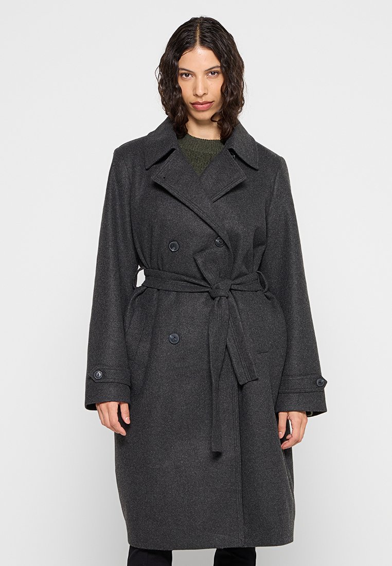 Only Mantel donkergrijs Only Mantel donkergrijs