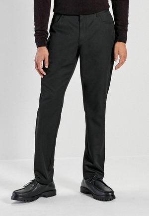 REGULAR FIT JEANS STYLE - Trousers - black