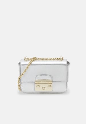 Cross body bag - silver-coloured