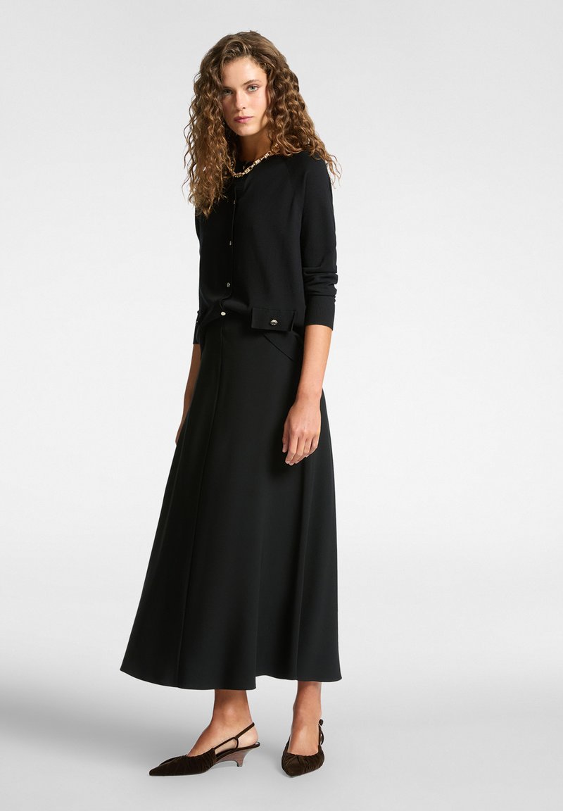 Elena Mirò Maxi skirt nero/black Zalando