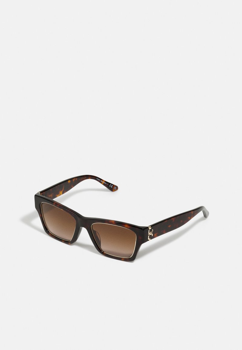 Tory Burch Dark Tortoise Rectangular Sunglasses main image 1