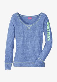 Unausgewählt, blau-meliert