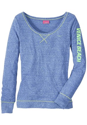 Long sleeved top - blau-meliert
