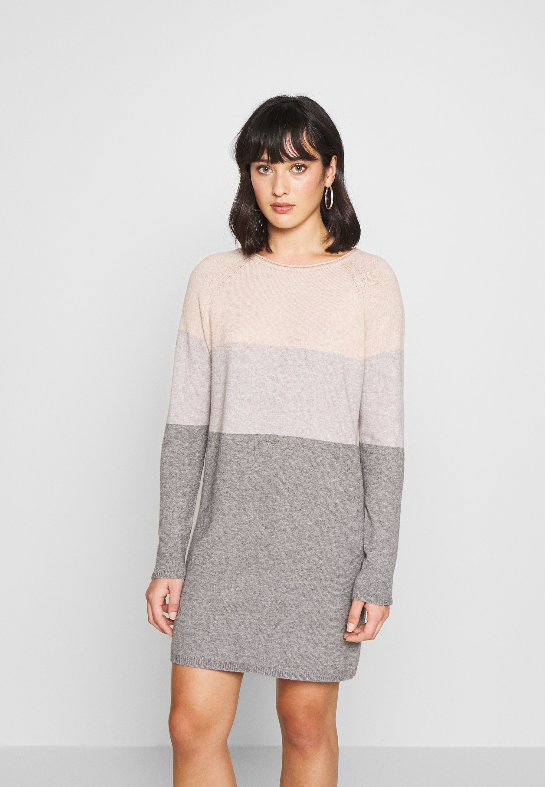 One Green Elephant ONLLILLO DRESS PETIT - Strickkleid - mahogany rose/rosa  - Zalando.de