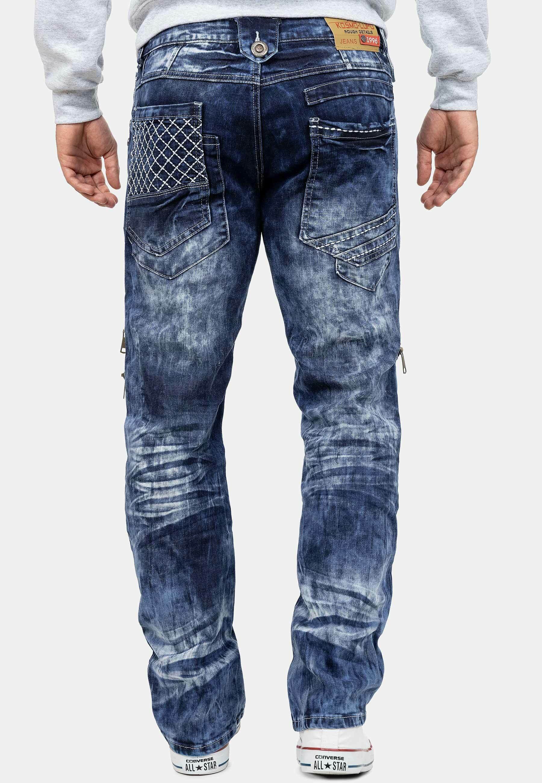 【2/3y】HELLO LUPO Jeans Blue denim Lupo Jeans - Navy Blue Denim – Sage Kids