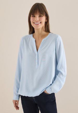 GESTREIFTE - Bluse - blau