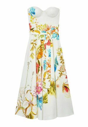 Reiss, REGULAR FIT - ANISA | NYBG PRINTED BUSTIER MIDI DRESS . - Maxikjoler - ivory