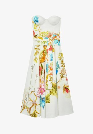 Reiss, REGULAR FIT - ANISA | NYBG PRINTED BUSTIER MIDI DRESS . - Maxikjoler - ivory
