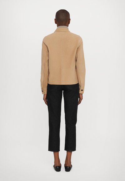 CLOSED JACKET - Lederjacke - beige