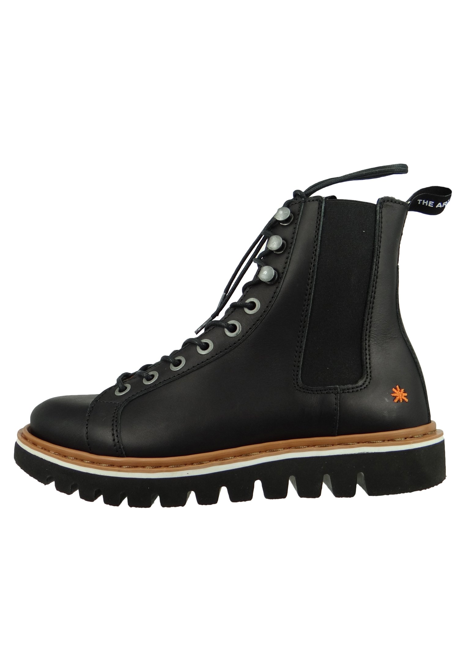 Art ELEGANTE TORONTO - Enkellaarsjes met plateauzool - black/zwart -  Zalando.nl