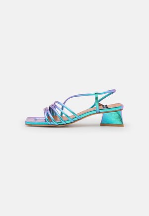 Sandalen - metallic blue