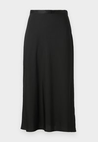 MIDI BIAS SKIRT - Bleistiftrock - black