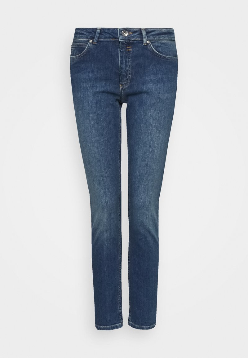 MORE & MORE Slim fit jeans blauw denim/bluedenim