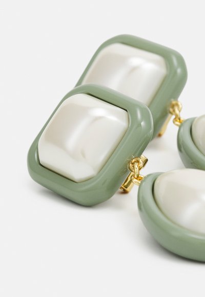 Lele Sadoughi LINEAR EARRINGS - Korvakorut - white