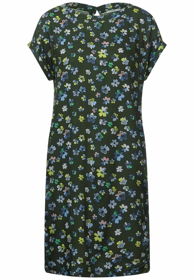 Damen Freizeitkleider | Cecil DOBBY Freizeitkleid grün/mehrfarbig - RU46254 Damen Freizeitkleider | Cecil DOBBY Freizeitkleid grün/mehrfarbig - RU46254