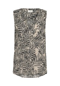 KAAMBER PRINTED - Felső - feather gray leaf print