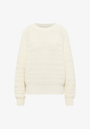 Mustang Strickpullover - weiß