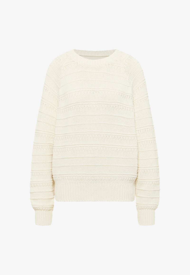 Mustang Strickpullover - weiß