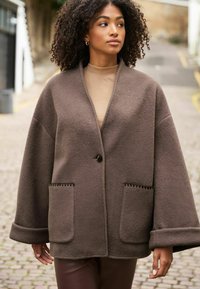 Next Cappotto corto - fawn brown