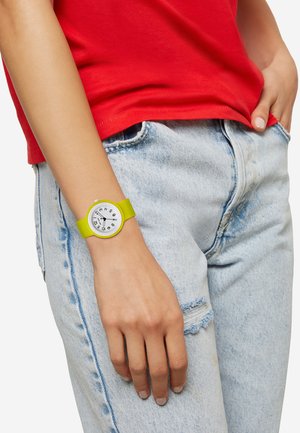 Hip Hop Orologio - giallo bianco