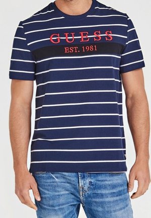 T-shirt con stampa - blue