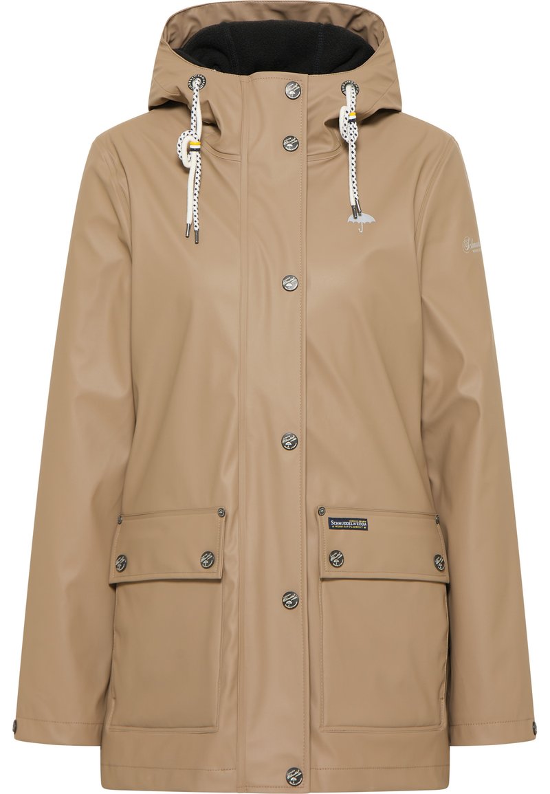 Schmuddelwedda Regenjas zandkleur