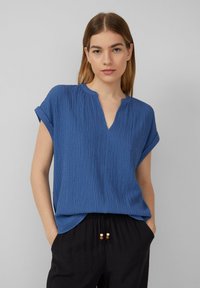 s.Oliver STRUKTURIERTE - Blouse - royalblau