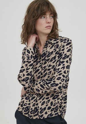 ICHI IHLEONARDIE - Button-down blouse - doeskin