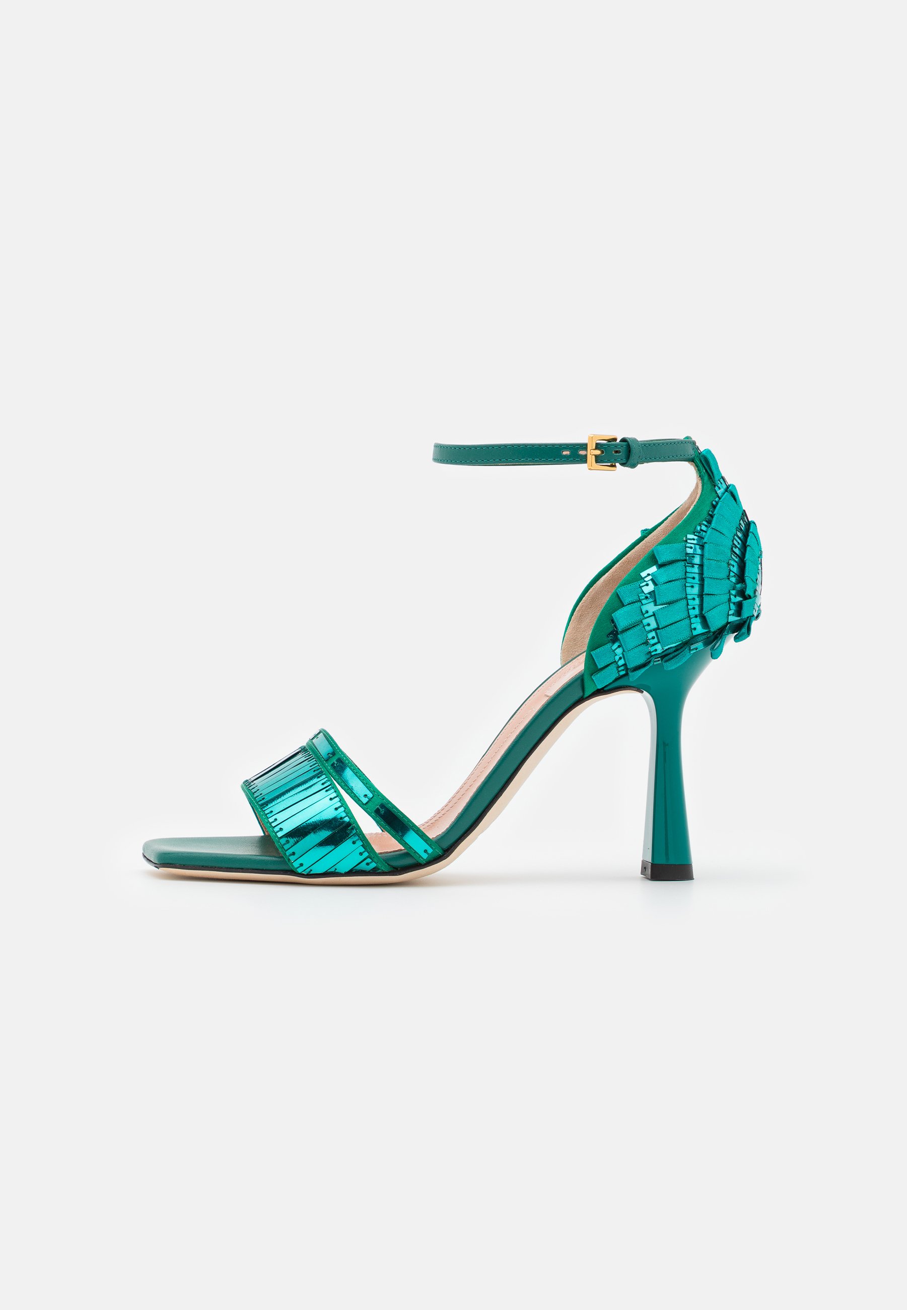 Alberta Ferretti HELLED - Sandalias de tacón - green/verde - Zalando.es