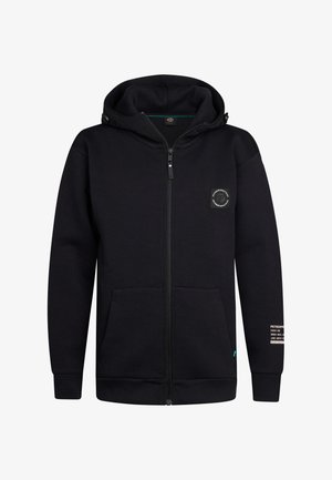 SISKIYOU - Bluză de molton cu fermoar - deep black