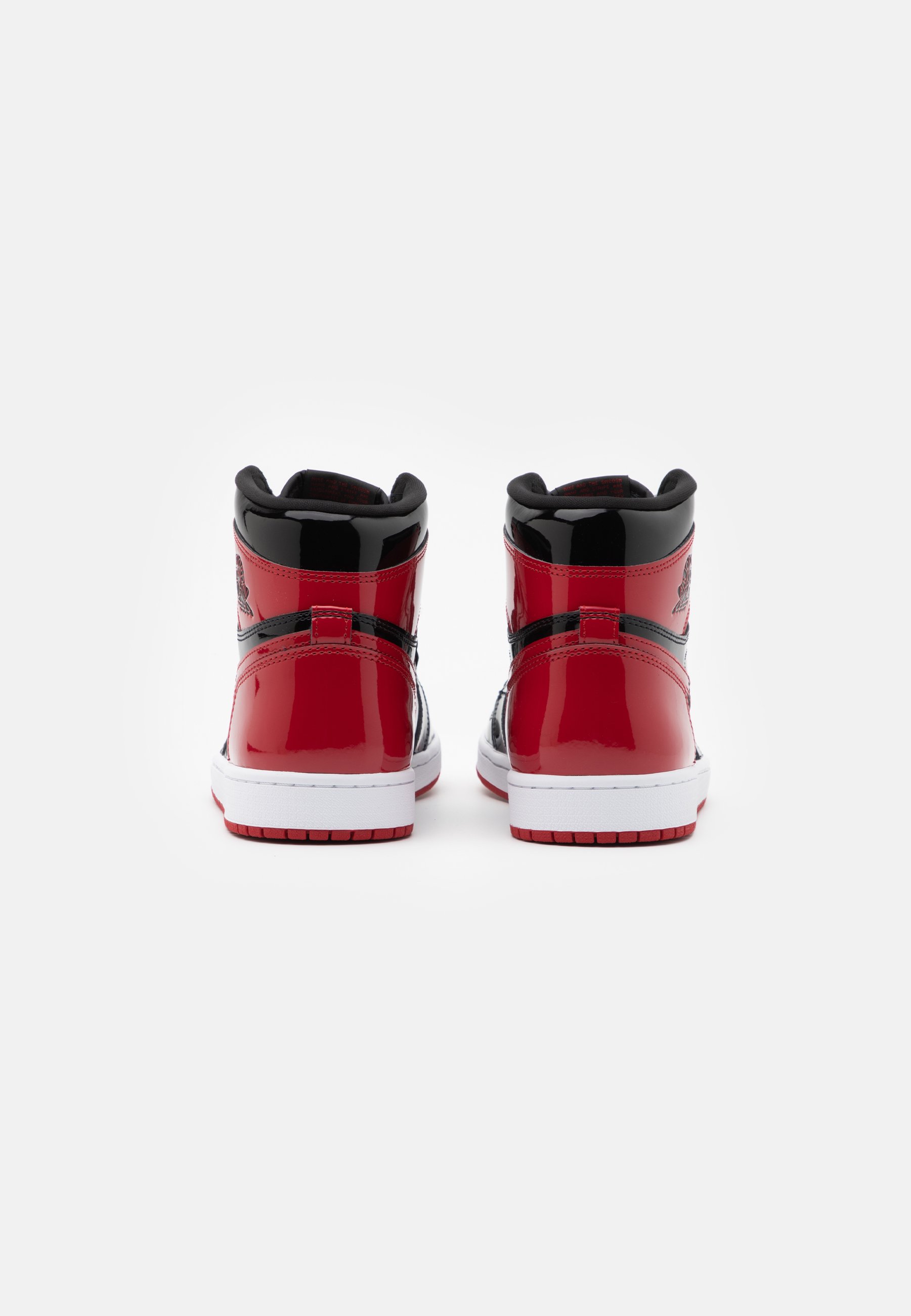 Jordan AIR 1 RETRO HIGH - High-top trainers - black/varsity red/white/black  - Zalando.de
