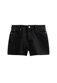 RAW HEM - Jeans Shorts - black