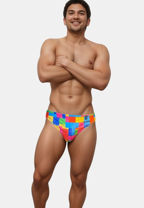 BUILDING BLOCKS  - Badehose Slip - blocks