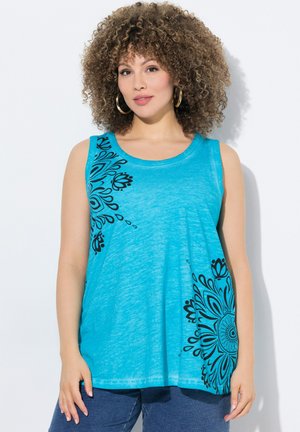 MANDALA MOTIF TANK - Top - deep aqua
