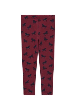 s.Oliver MIT ALL-OVER-PRINT - Legging (type pantalon) - pink