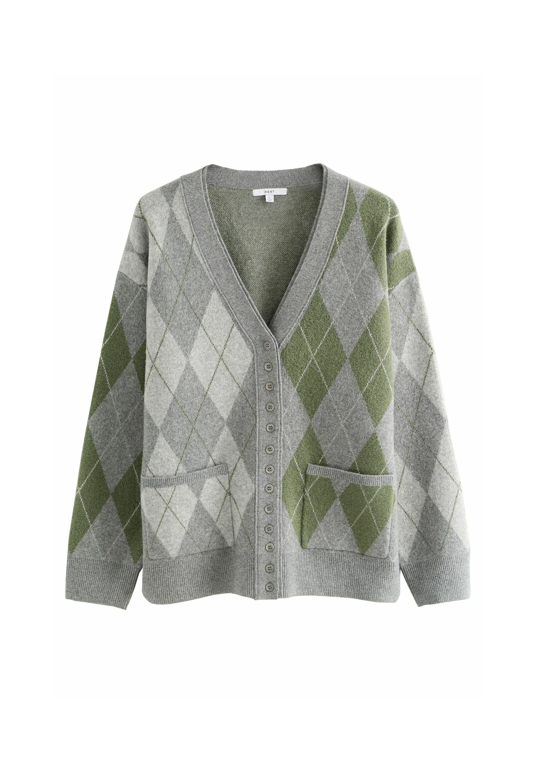 FEATHERY YARN ARGYLE JACQYARD CARDIGAN⭐︎ セール】【RE: Number (N)ine】FEATHERY YARN ARGYLE JACQYARD