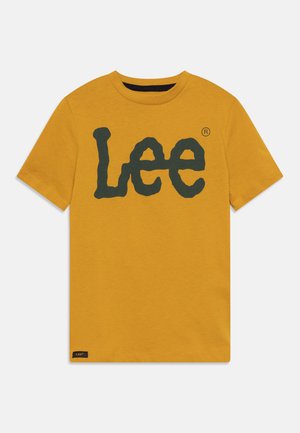 WOBBLY GRAPHIC - T-shirt med print - nugget gold