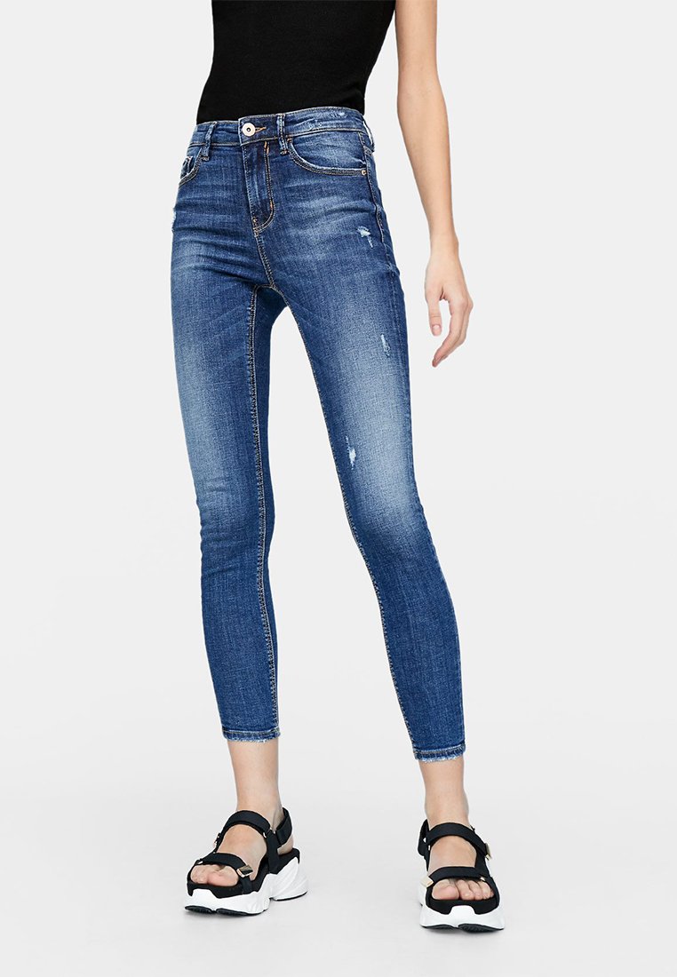 Stradivarius jeans skinny fit  dark blueblu scuro  zalandoit Stradivarius jeans skinny fit  dark blueblu scuro  zalandoit